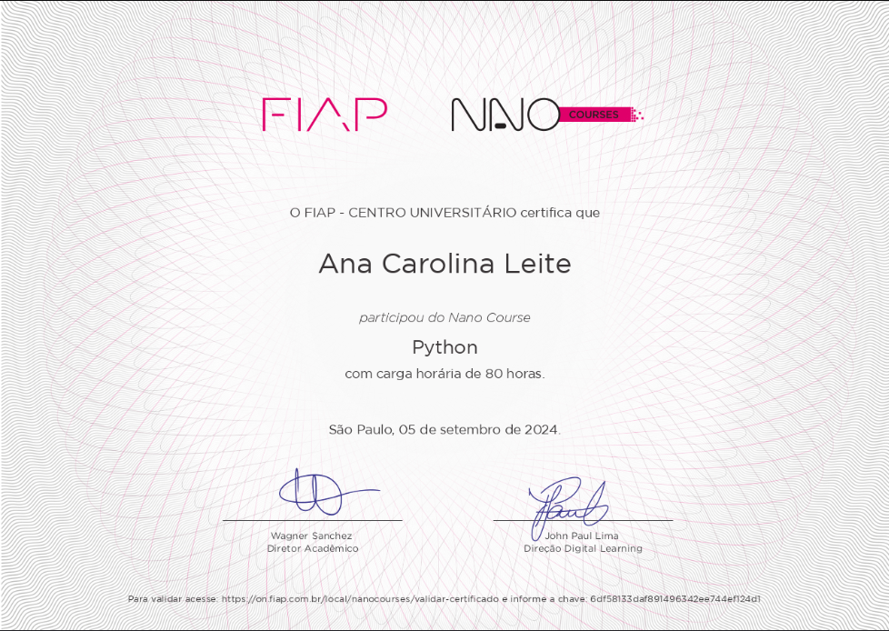 Certificado