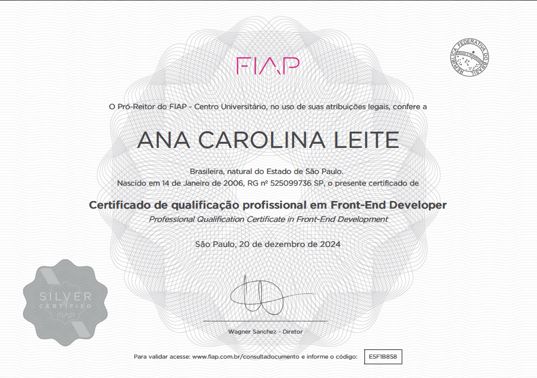 Certificado Vertical