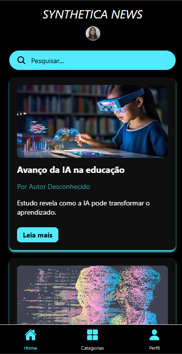 Synthetica - versão mobile
